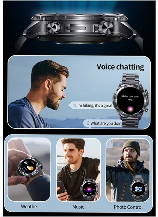 ساعة RT i116 للرجال بشاشة لمس كاملة